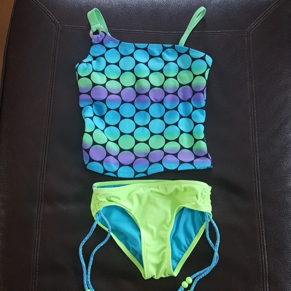⭐Justice 2 piece girls tankini⭐BUNDLE DISCOUNT